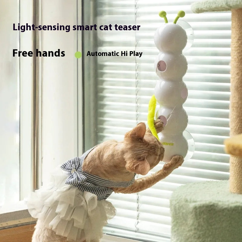 Interactive Feather Cat Toy