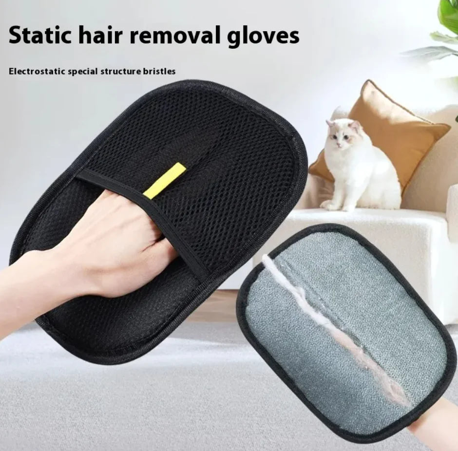 StaticFur Pet Grooming Gloves