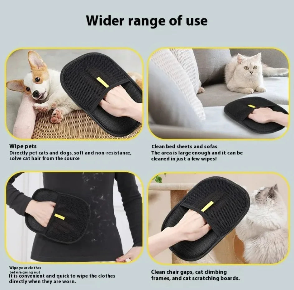 StaticFur Pet Grooming Gloves